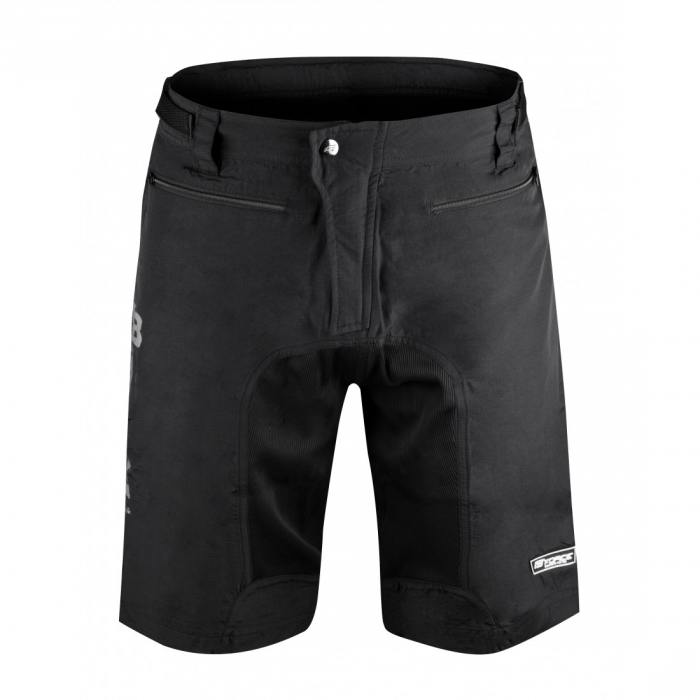 Pantaloni scurti Force MTB-11 bazon detasabil Negru/Antracit M [5]