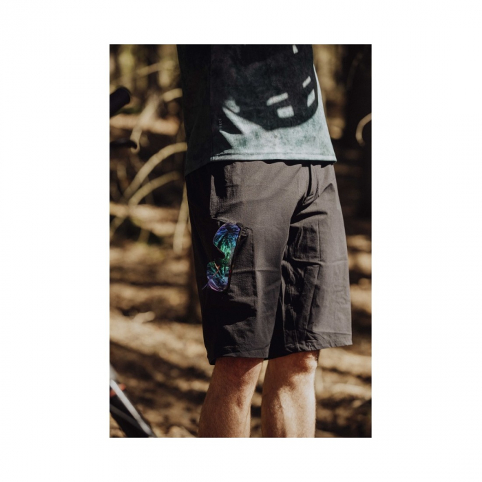 Pantaloni Scurti Force Rebel MTB Negri XL [3]