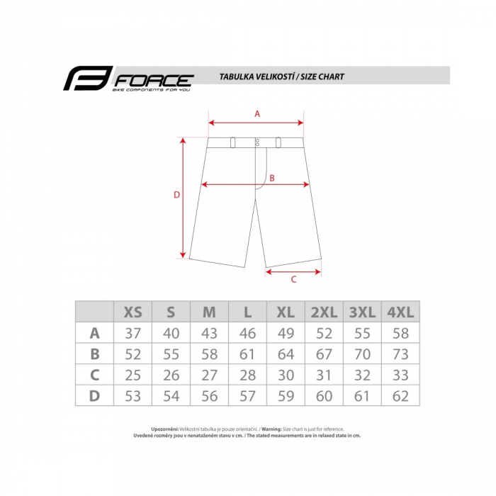 Pantaloni Scurti Force Rebel MTB Negri XL [4]