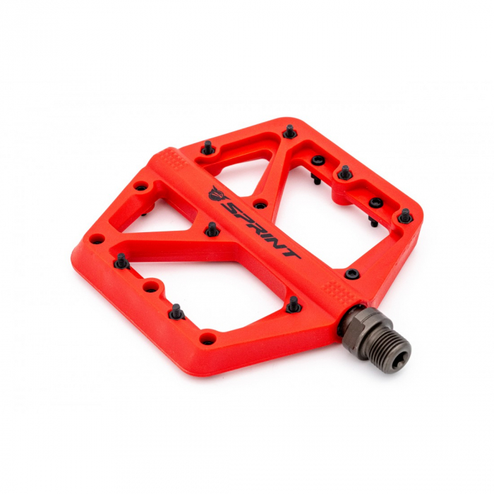 Pedale Sprint Policarbonat rosii [1]