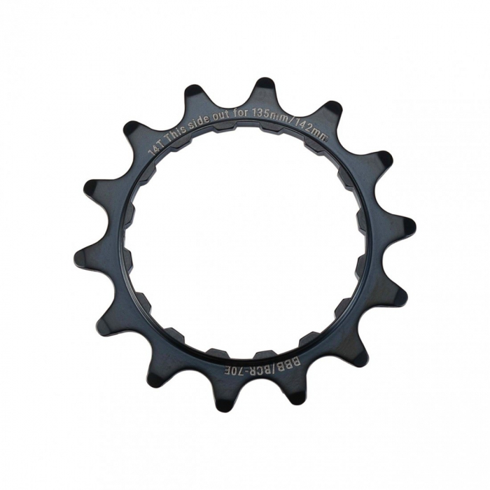 Placa pedalier BBB BCR-70E E-Bike Sprocket 3/32x14T [2]