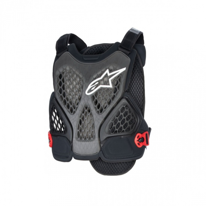 Protectie Piept Alpinestars A-6 Plasma Chest Protector Black Anthracite Red XL [1]