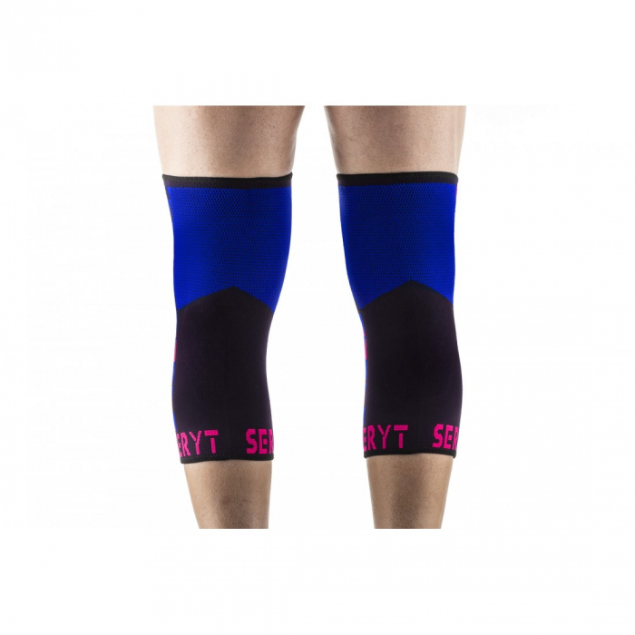 Protectii genunchi Seryt Arlecchino Pink Blue S [6]