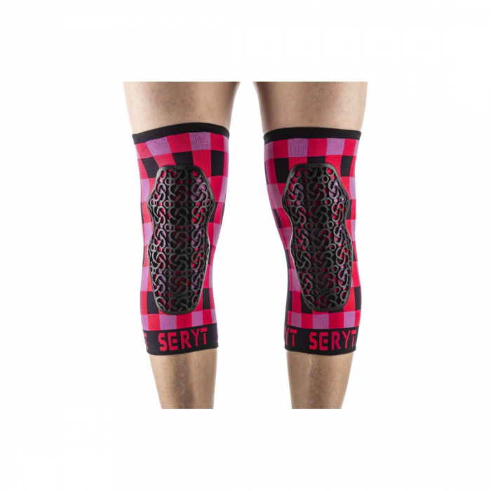 Protectii genunchi Seryt Checker Pink M [1]