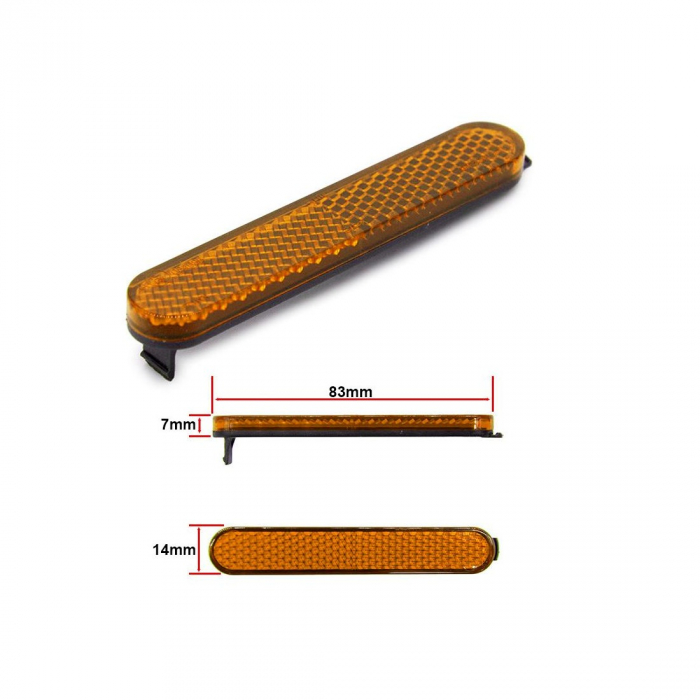 Reflectorizante galbene pentru trotineta Xiaomi - set 20 bucati [1]