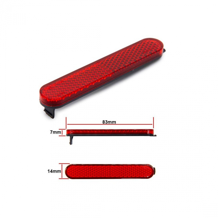 Reflectorizante rosii pentru trotineta Xiaomi - set 20 bucati [1]