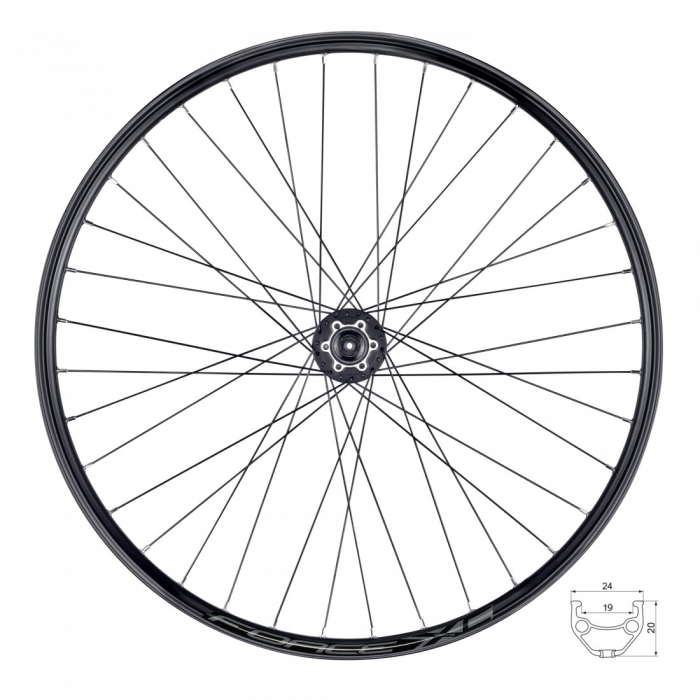Roata spate 27.5 Force Basic XC Disc 584x19 36h neagra [1]