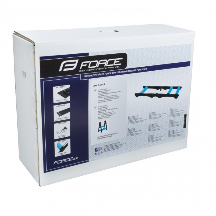 Rulou antrenament Force Spin negru/albastru [2]