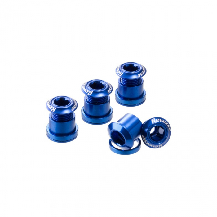 Set 4 suruburi angrenaj Reverse Chainring Bolt Albastre [1]
