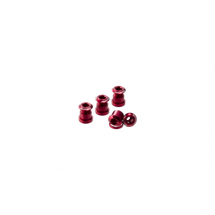 Set 4 suruburi angrenaj Reverse Chainring Bolt Rosii [2]