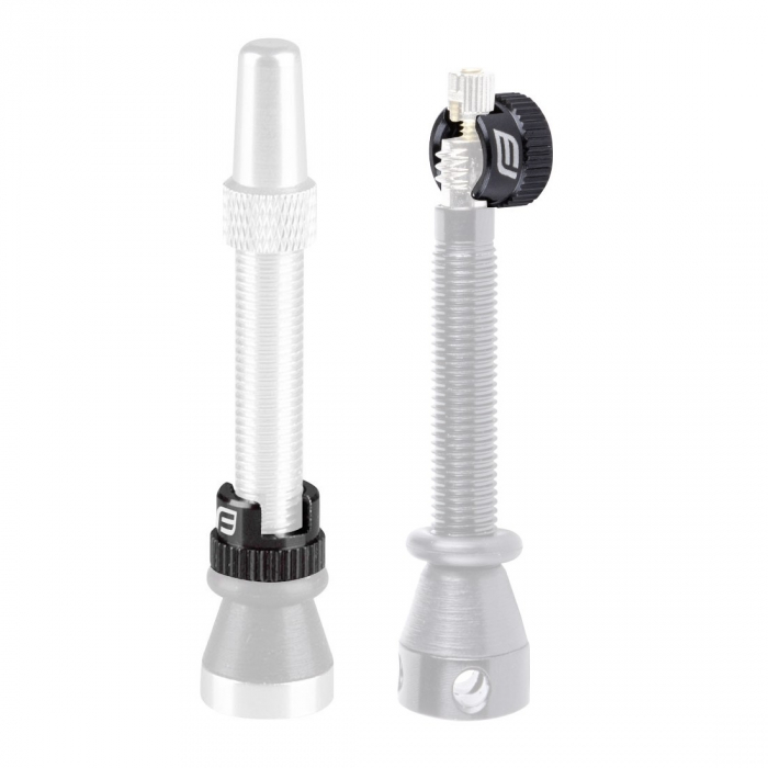 Set piulite de janta Force pentru valve presta, aluminiu [2]