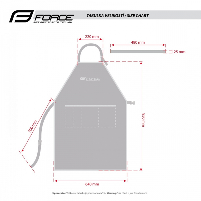 Sort pentru service Force albastru [4]