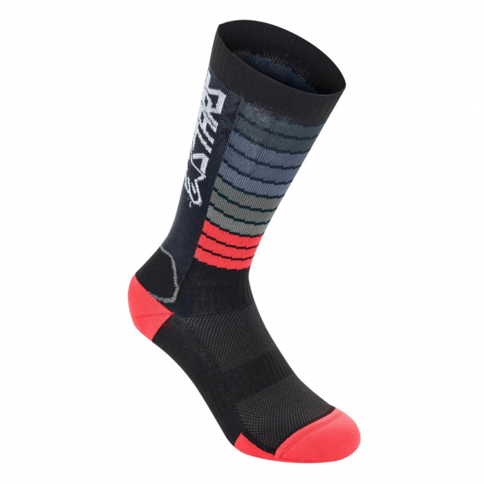 Sosete Alpinestars Drop Socks 22 Black/Bright Red M [1]