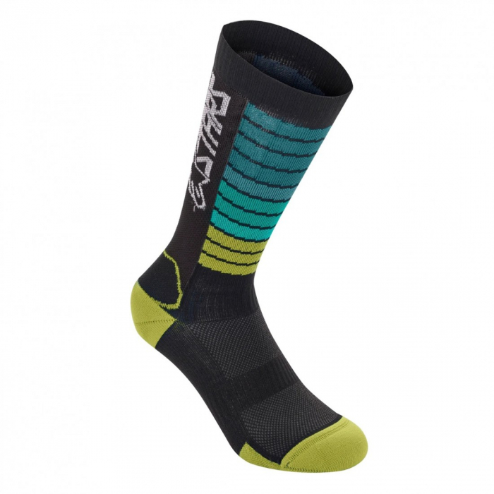 Sosete Alpinestars Drop Socks 22 Black Yellow S [1]