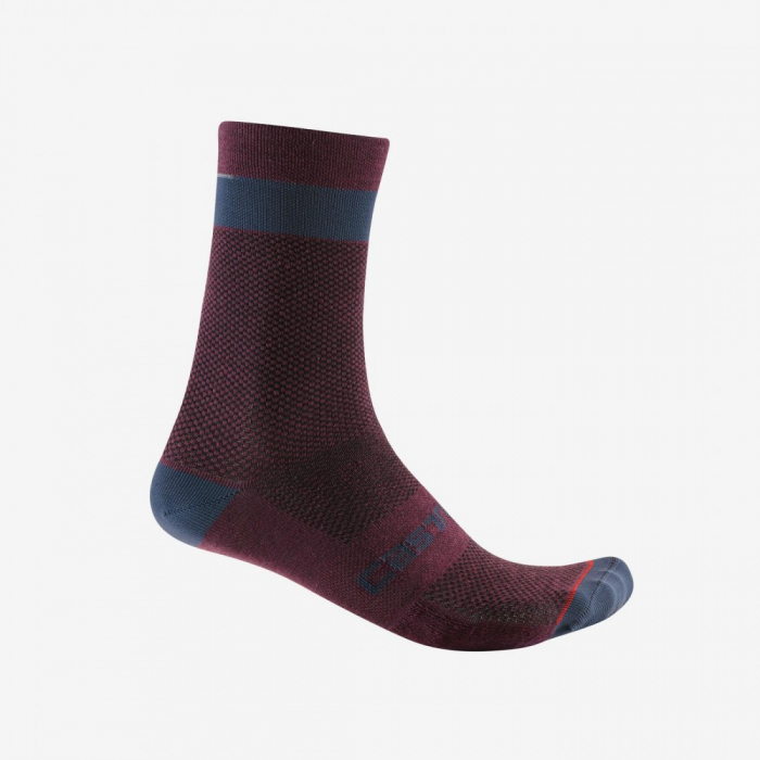 Sosete Castelli Alpha 18 Visiniu/Antracit XXL 44-47 [1]