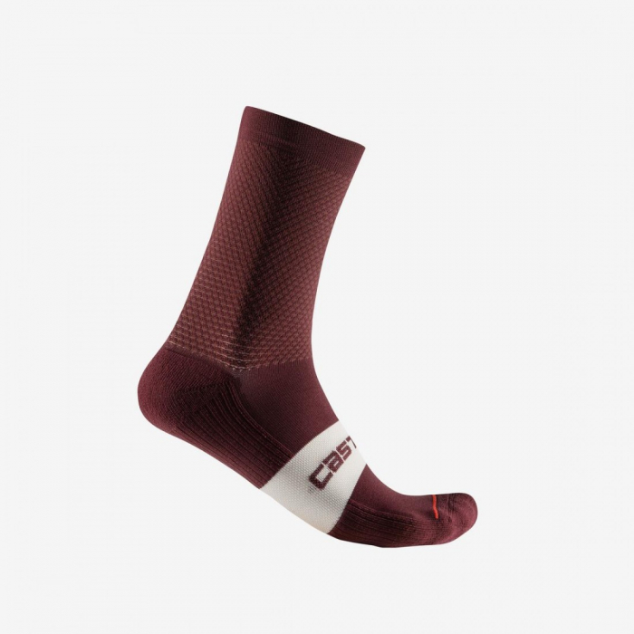Sosete Castelli Espresso 15 Visiniu XXL 44-47 [1]