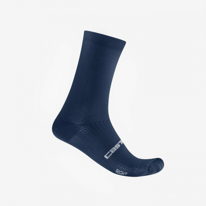 Sosete Castelli Espresso 18, unisex, albastru belgian, XXL, 44-47 [1]