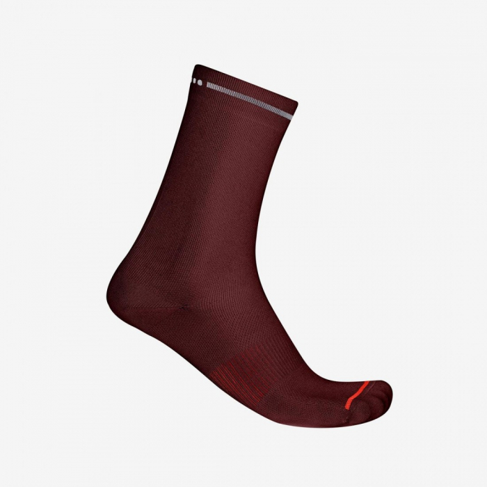 Sosete Castelli Premio EVO 18, unisex, visiniu inchis, XXL, 44-47 [1]