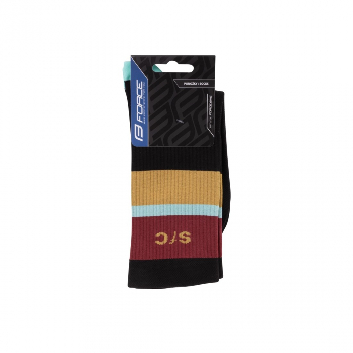 Sosete Force Stripe long negre S-M (436-41) [3]