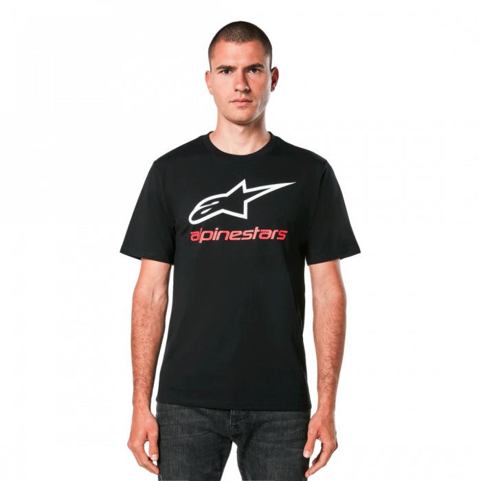 Tricou Alpinestars Always 2.0 CSF Tee Black/White/Red XXL [1]