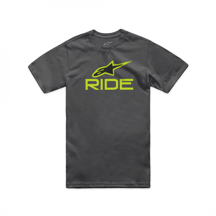 Tricou Alpinestars Ride 4.0 CSF Tee Charcoal/Lime/Black L [2]