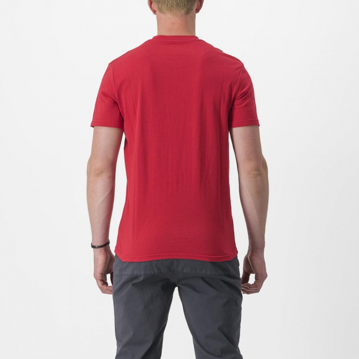Tricou casual Castelli Finale Tee Rosu XXL [2]