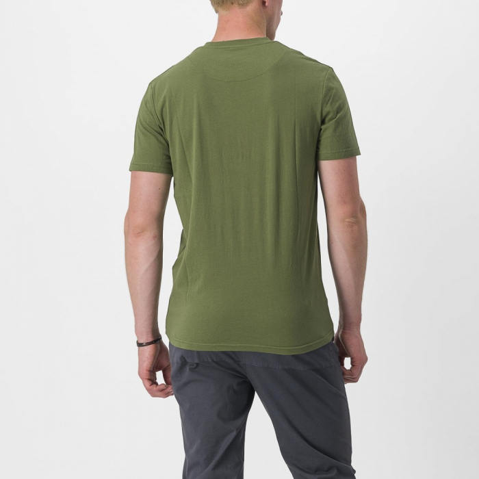 Tricou casual Castelli Finale Tee Verde XXL [2]