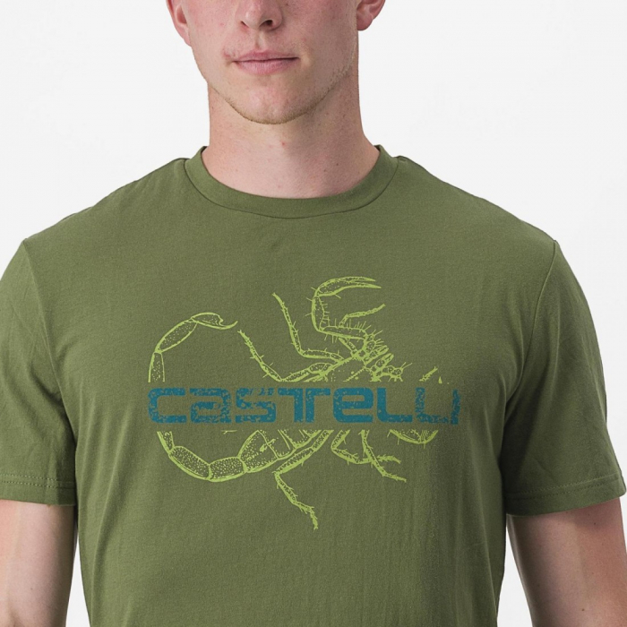 Tricou casual Castelli Finale Tee Verde XXL [3]