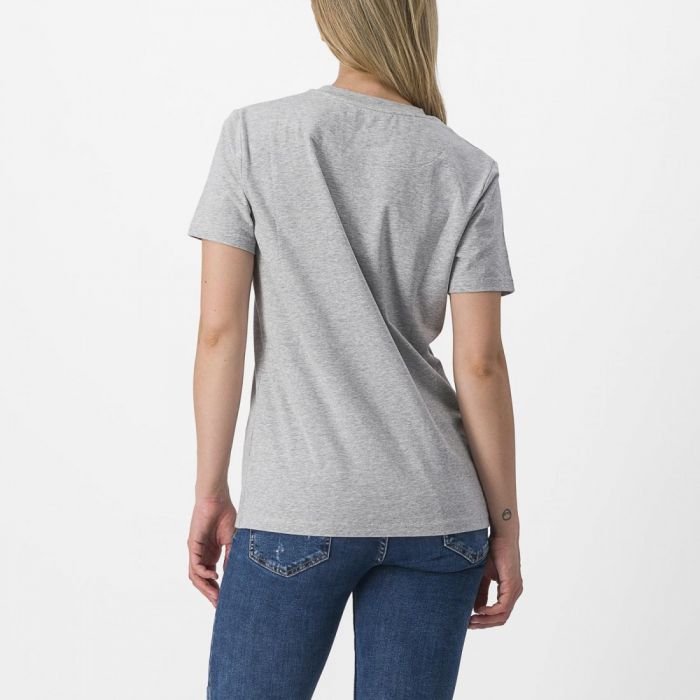 Tricou casual Castelli Pedalare Tee de dama Gri M [2]