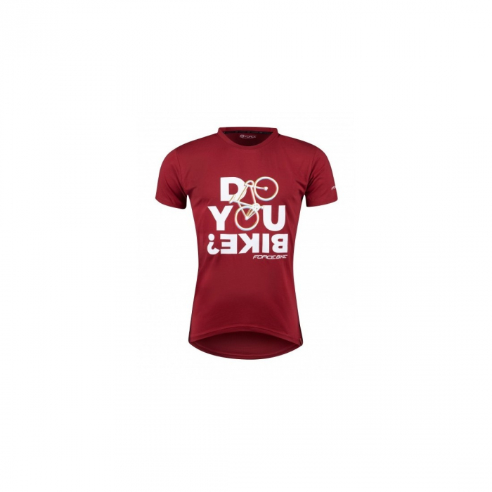 Tricou ciclism Force Bike rosu 3XL [3]