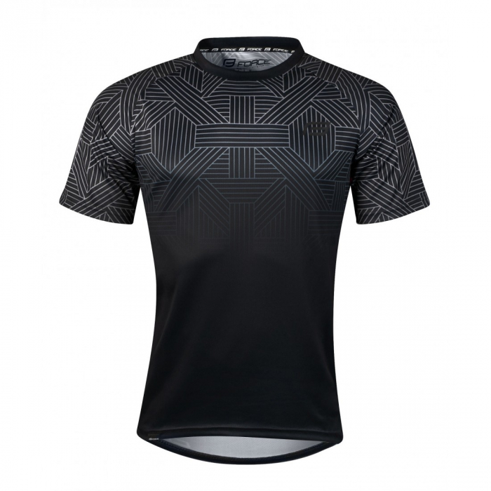 Tricou ciclism Force City negru/gri XXXL [3]