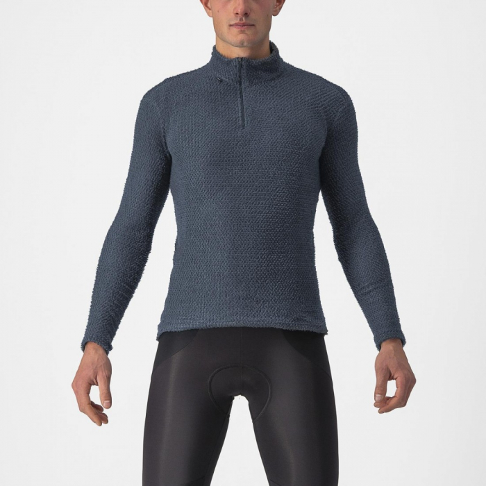 Tricou cu maneca lunga Castelli Cold Day 2nd Layer Bleumarin M [1]