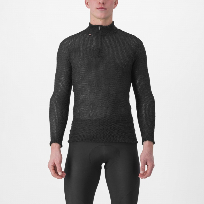 Tricou cu maneca lunga Castelli Cold Day 2nd Layer Negru M [1]