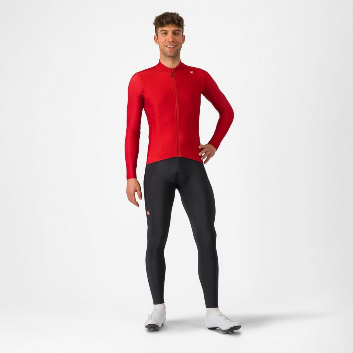 Tricou cu maneca lunga Castelli Espresso Thermal Rosu Aprins L [6]