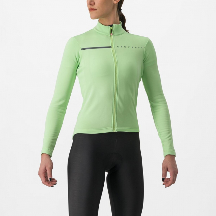 Tricou cu maneca lunga Castelli Sinergia 2 FZ de dama Verde Mint S [1]