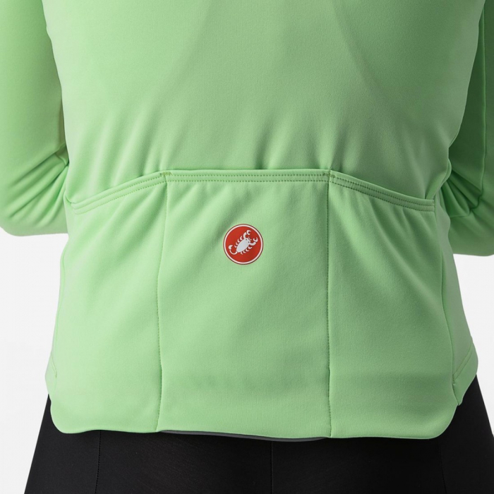 Tricou cu maneca lunga Castelli Sinergia 2 FZ de dama Verde Mint S [4]