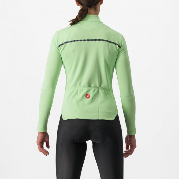 Tricou cu maneca lunga Castelli Sinergia 2 FZ de dama Verde Mint S [2]