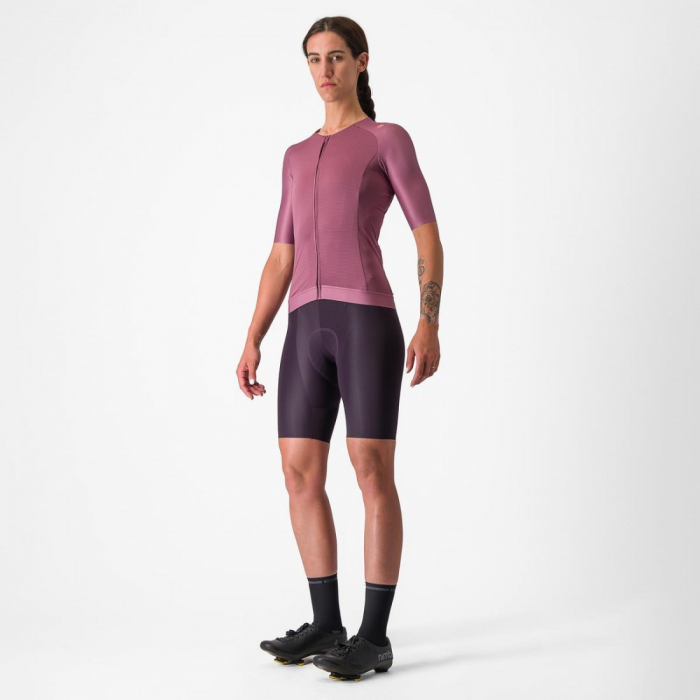 Tricou cu maneca scurta Castelli Aero PRO 7.0 W de dama Mov XS [8]
