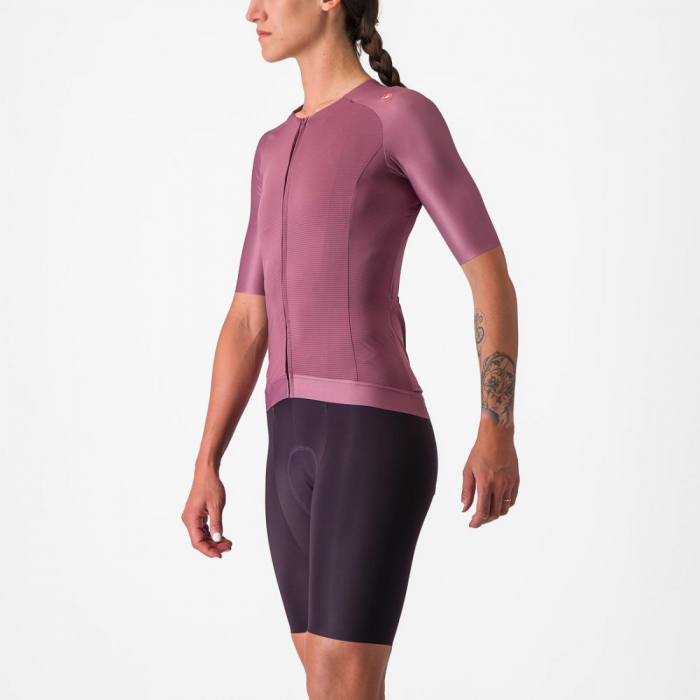 Tricou cu maneca scurta Castelli Aero PRO 7.0 W de dama Mov XS [3]