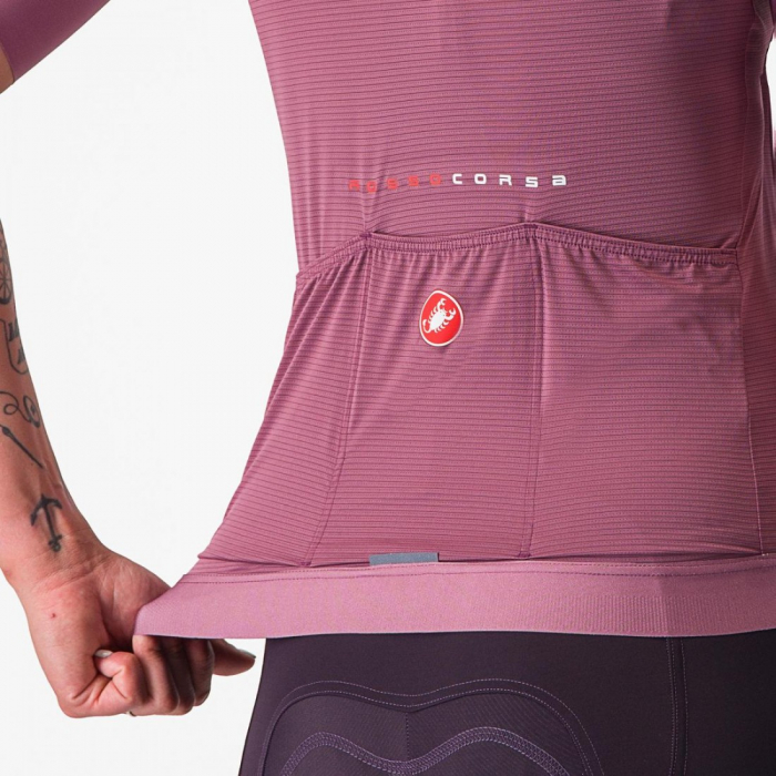 Tricou cu maneca scurta Castelli Aero PRO 7.0 W de dama Mov XS [5]