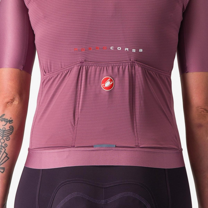 Tricou cu maneca scurta Castelli Aero PRO 7.0 W de dama Mov XS [4]