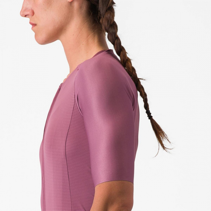 Tricou cu maneca scurta Castelli Aero PRO 7.0 W de dama Mov XS [7]