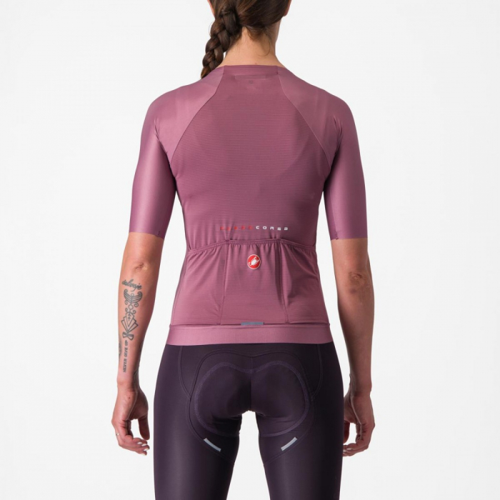 Tricou cu maneca scurta Castelli Aero PRO 7.0 W de dama Mov XS [2]