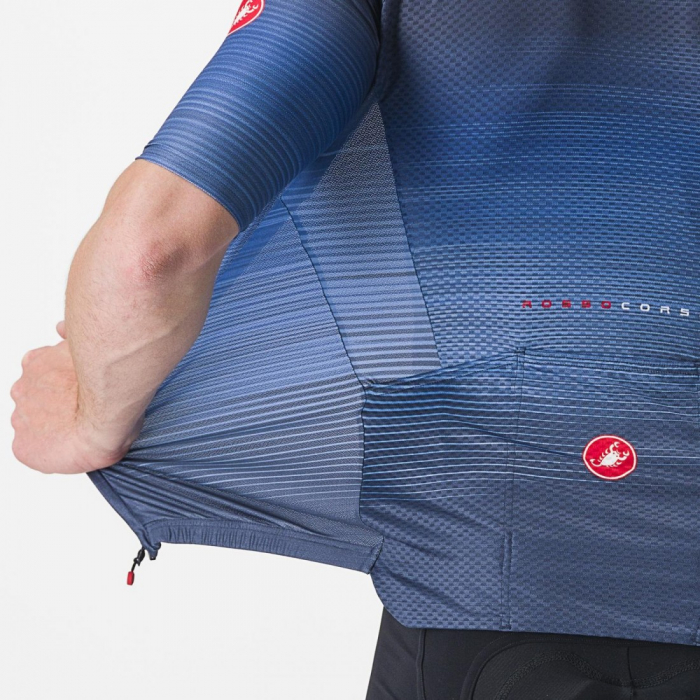 Tricou cu maneca scurta Castelli Aero Race 6.0 Bleumarin XXL [4]