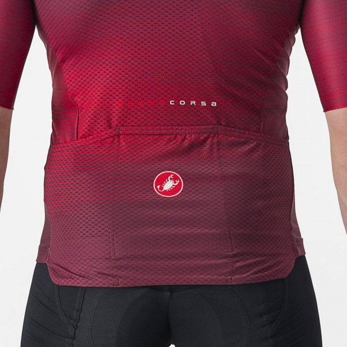 Tricou cu maneca scurta Castelli Aero Race 6.0 Visiniu L [3]