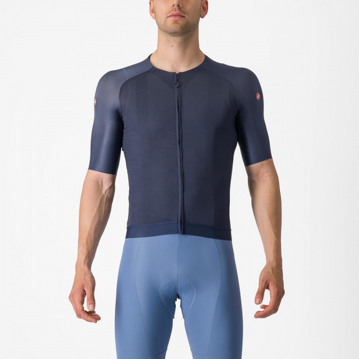 Tricou cu maneca scurta Castelli Aero Race 7.0 Indigo L [1]