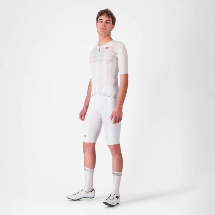 Tricou cu maneca scurta Castelli Aero Race 8S, pentru barbati, alb, L [5]