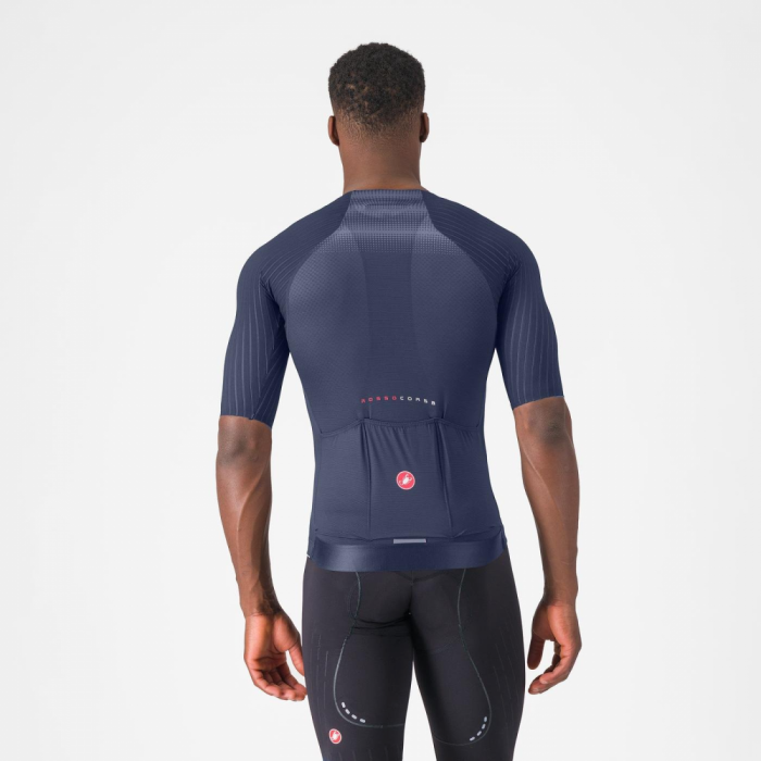 Tricou cu maneca scurta Castelli Aero Race 8S, pentru barbati, albastru belgian, M [2]