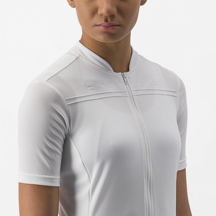Tricou cu maneca scurta Castelli Anima 4 de dama Alb M [5]