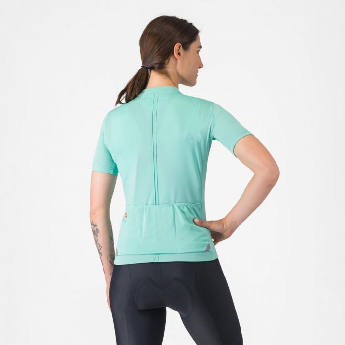 Tricou cu maneca scurta Castelli Anima 4, pentru femei, albastru piscina, M [2]